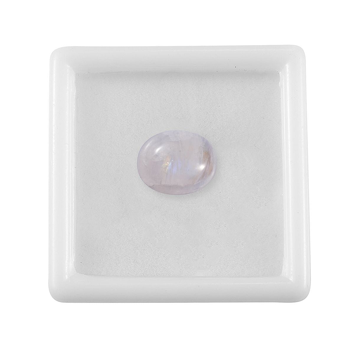Rainbow Moonstone (Oval 12x10 mm) 4.80 ctw Loose Gemstone