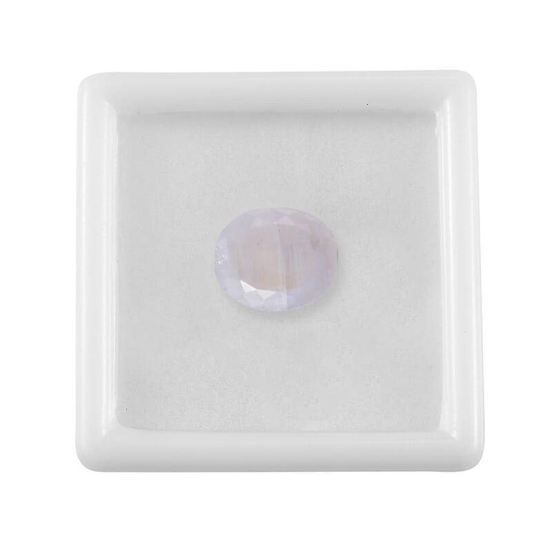 AA Rainbow Moonstone (Oval 12x10 mm) 4.40 ctw Loose Gemstone