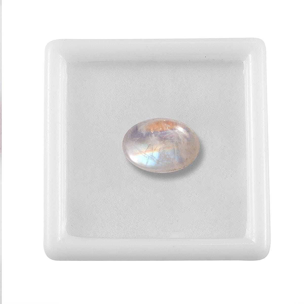 Rainbow Moonstone (Oval 14x10 mm) 4.70 ctw Loose Gemstone