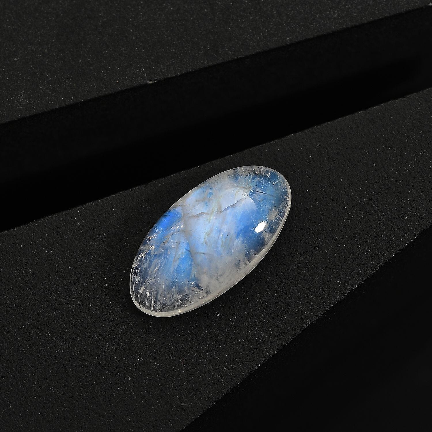 Rainbow Moonstone (Oval 14x7 mm) 3.11 ctw Loose Gemstone