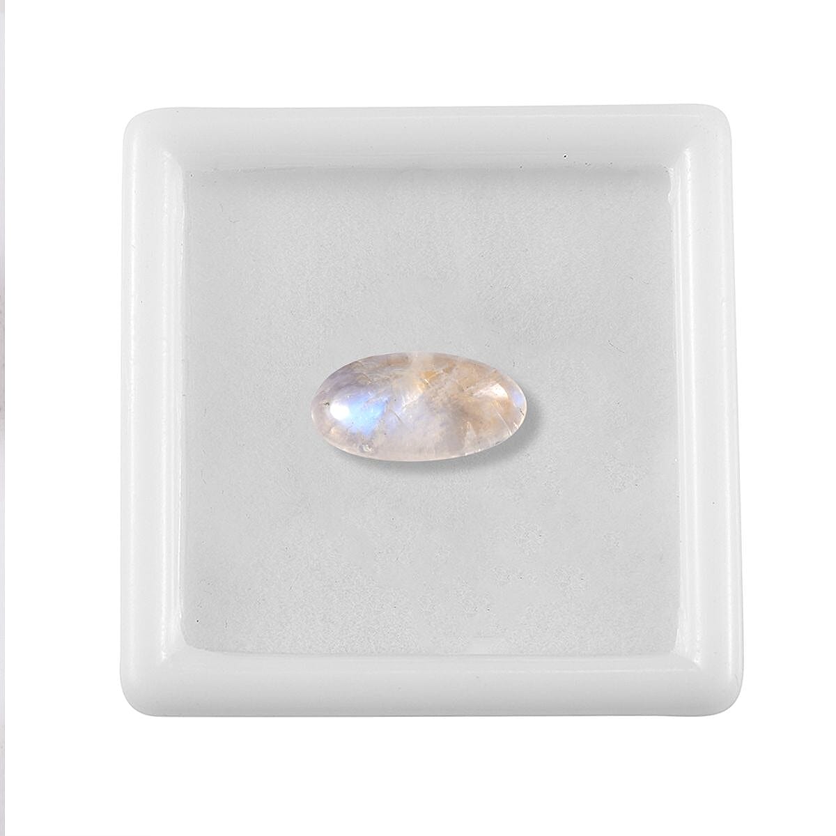 Rainbow Moonstone (Oval 14x7 mm) 3.11 ctw Loose Gemstone