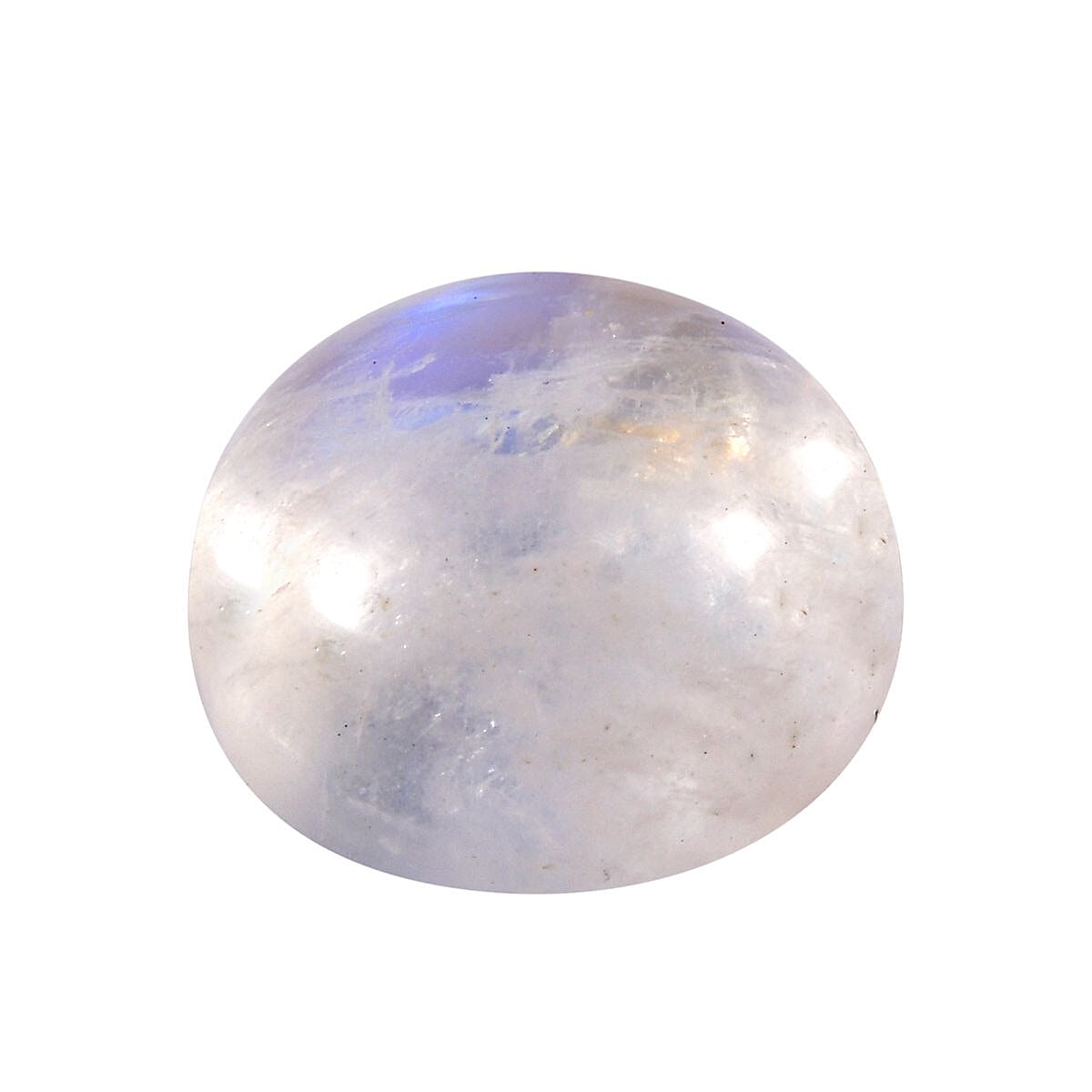 AA Rainbow Moonstone (Rnd 10 mm) 3.70 ctw Loose Gemstone image number 2