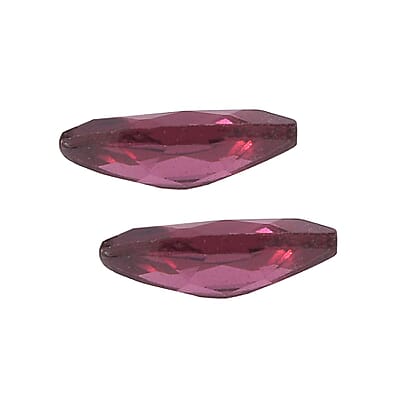 Orissa Rhodolite Garnet Set Of 2 (Mrq 6x3 mm) 0.53 ctw Loose Gemstone