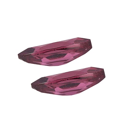 Orissa Rhodolite Garnet Set Of 2 (Mrq 8x4 mm) 1.19 ctw Loose Gemstone