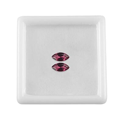 Orissa Rhodolite Garnet Set Of 2 (Mrq 8x4 mm) 1.19 ctw Loose Gemstone