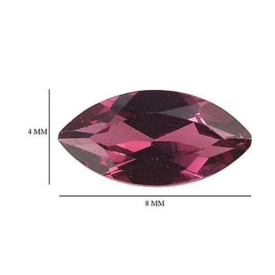 Orissa Rhodolite Garnet Set Of 2 (Mrq 8x4 mm) 1.19 ctw Loose Gemstone