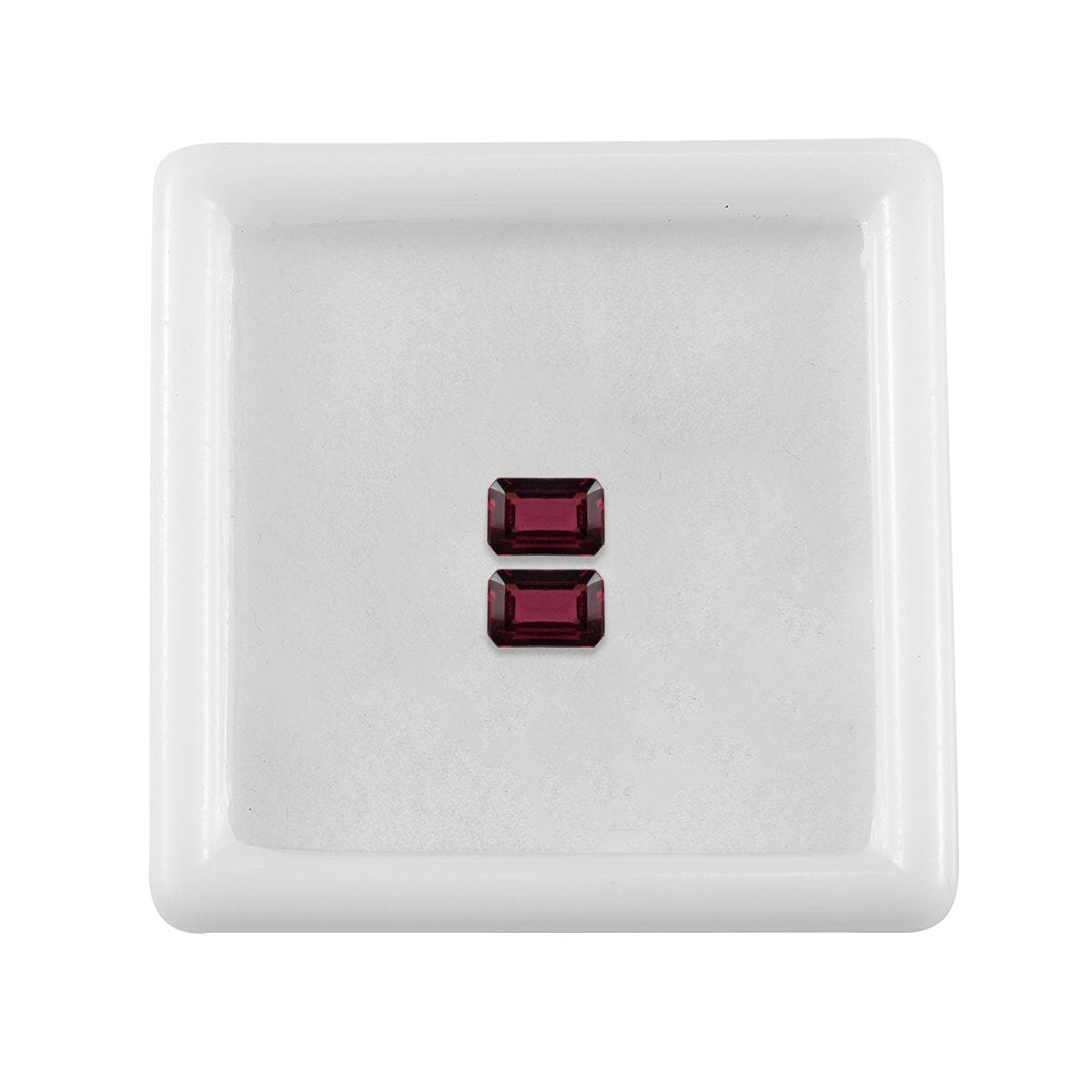 AAA Orissa Rhodolite Garnet Set Of 2 (Oct 6x4 mm) 1.10 ctw Loose Gemstone image number 3