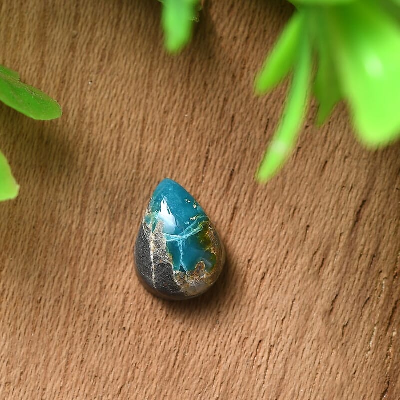 Sierra Nevada Turquoise (Pear 8x6 mm) 0.90 ctw Loose Gemstone