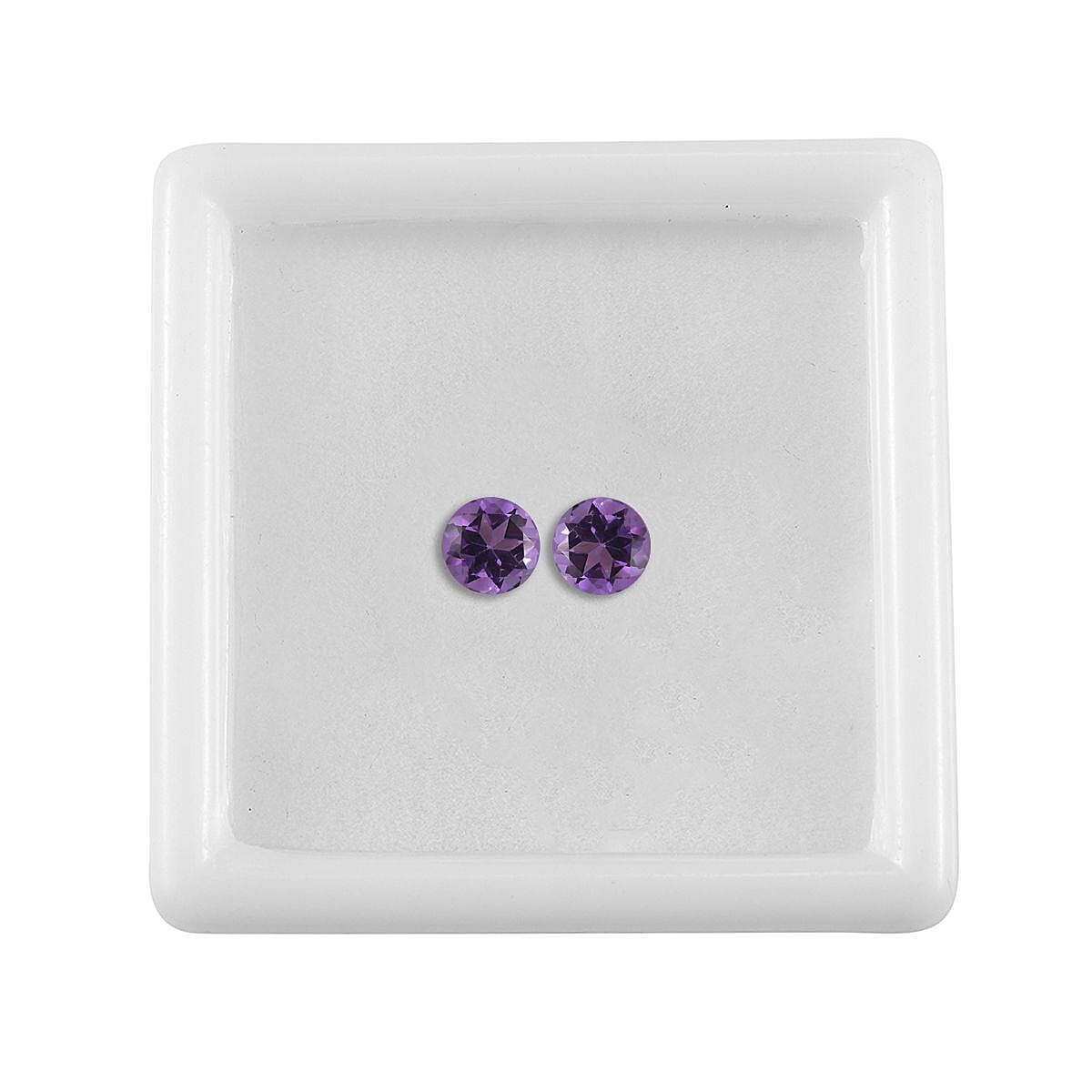 Uruguay Amethyst (Rnd 5 mm) 0.82 ctw Loose Gemstone