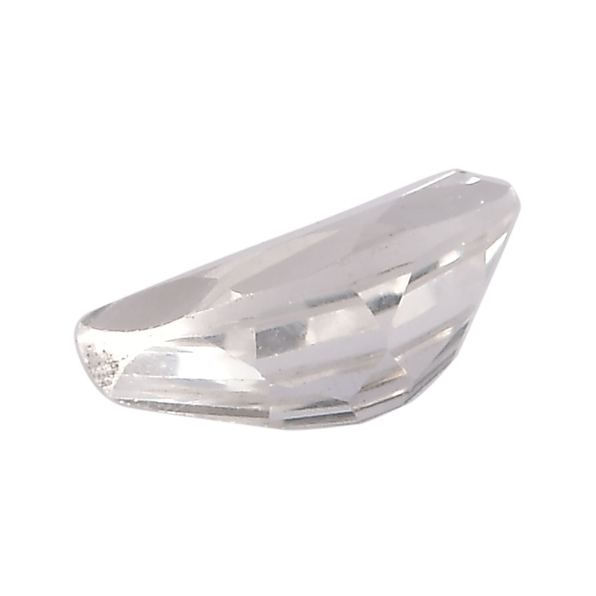 White Topaz Set of 2 (D Shape 6x4 mm) 0.84 ctw Loose Gemstone image number 2