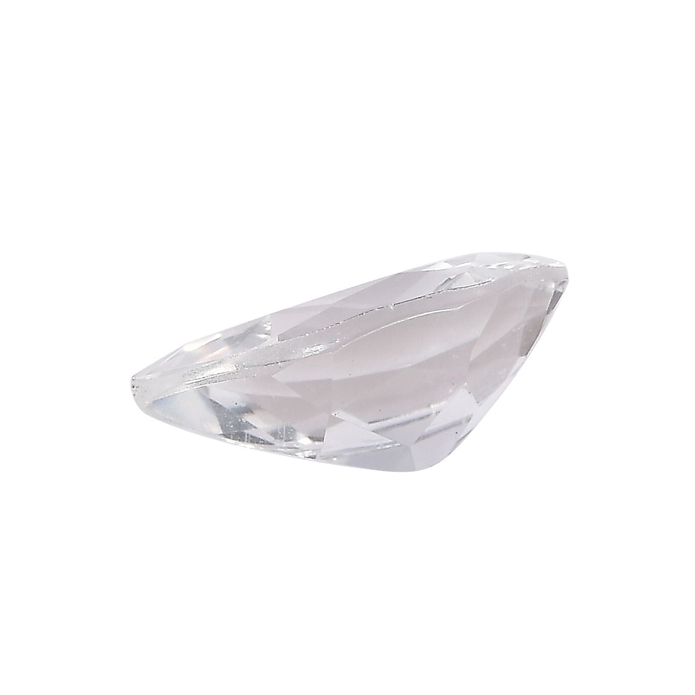 White Topaz Set of 2 (Pear 8x6 mm) 2.44 ctw Loose Gemstone