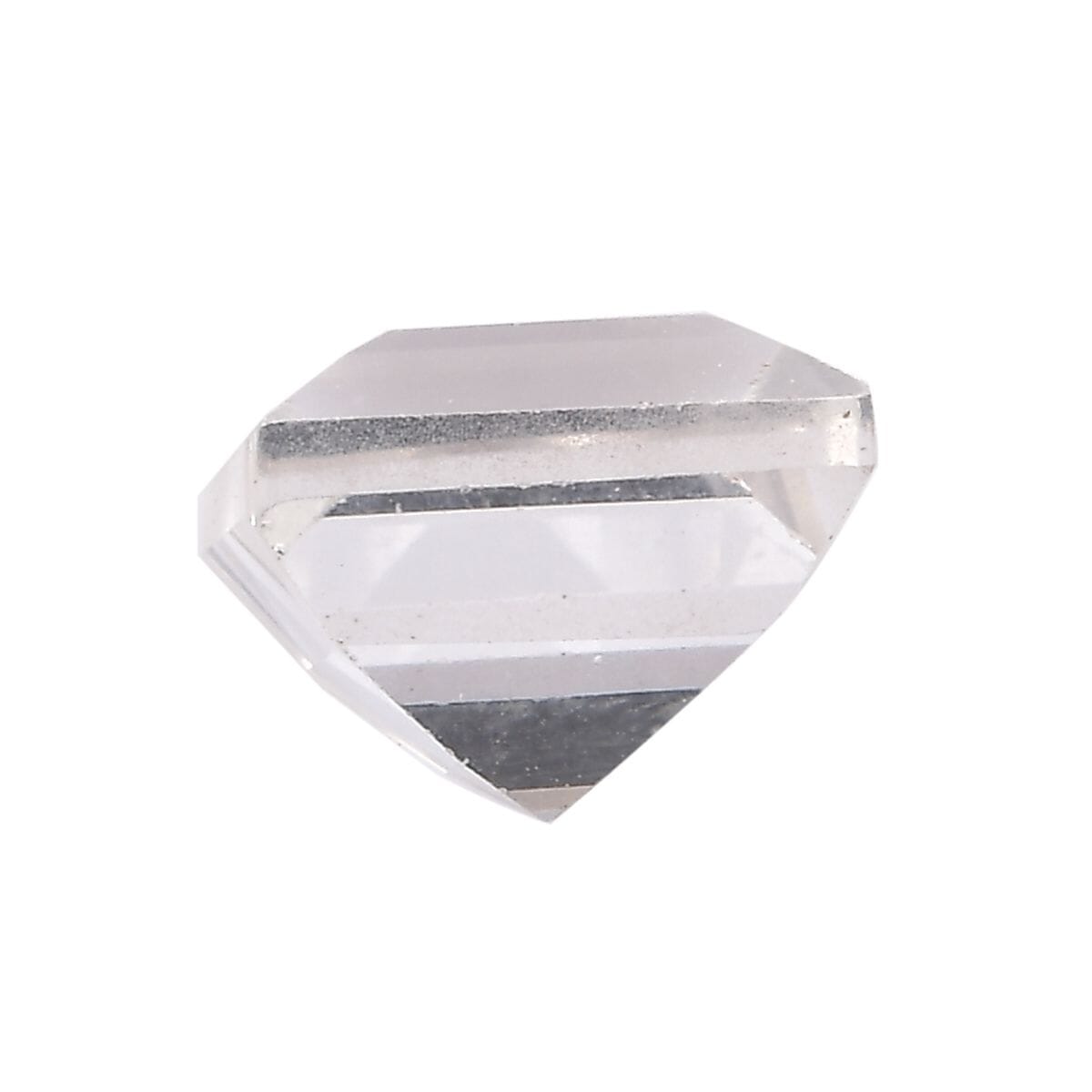White Topaz Set of 2 (Sqr 6 mm) 2.10 ctw Loose Gemstone image number 2