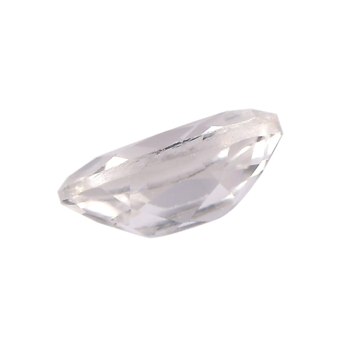 White Zircon Set of 2 (Ovl 6x4 mm) 1.28 ctw Loose Gemstone image number 2