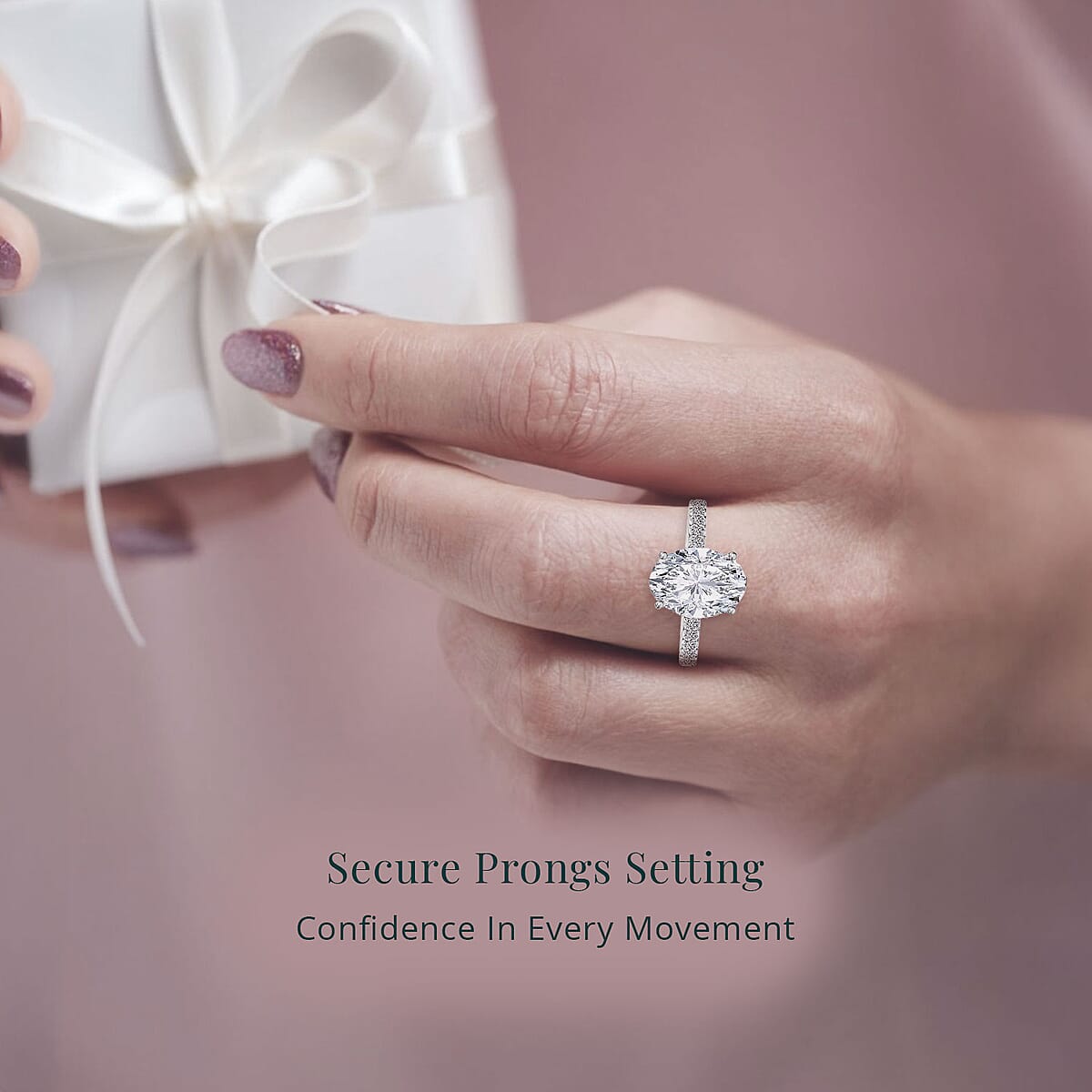 IGI Certified Luxuriant Lab Grown Diamond EF VS 3.00 ctw Ring in 950 Platinum (Size 5.0) image number 5