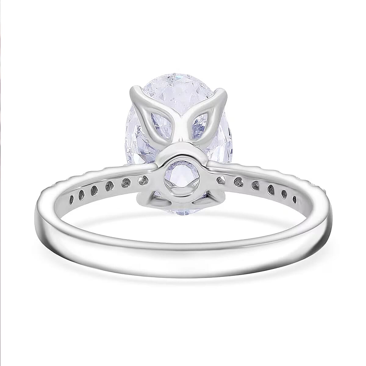 IGI Certified Luxuriant Lab Grown Diamond EF VS 3.00 ctw Ring in 950 Platinum (Size 5.0) image number 7