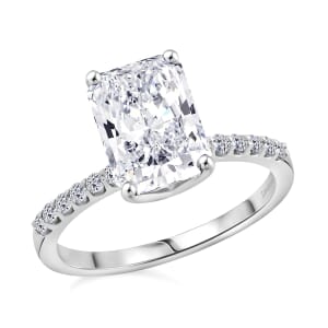 IGI Certified 950 Platinum Radiant Cut Luxuriant Lab Grown Diamond (EF-VS) Ring (Size 9.5) (5.15 g) (Del. in 10-15 Days) 3.00 ctw