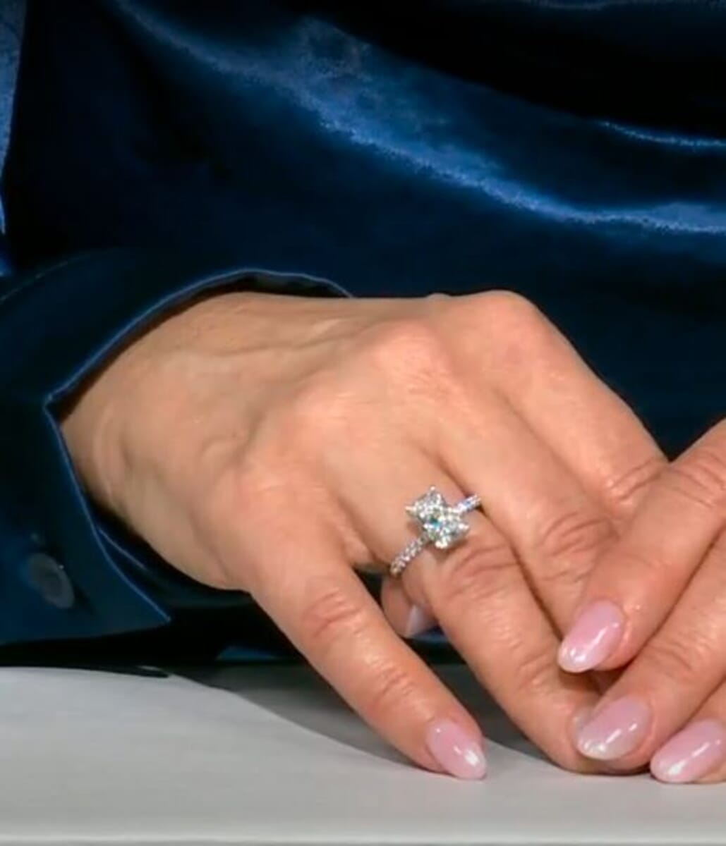 Luxuriant Lab Grown Diamond G - VS 3.00 ctw Ring in 950 Platinum 5 Grams (Del. in 10-15 Days) image number 2