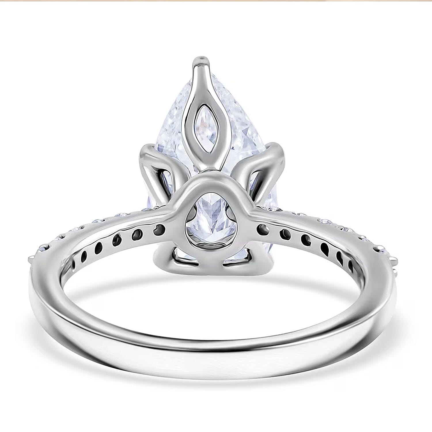 IGI Certified Luxuriant Lab Grown Diamond EF VS 3.00 ctw Ring in 950 Platinum (Size 10.0) 5.38 (Del. in 10-15 Days) 