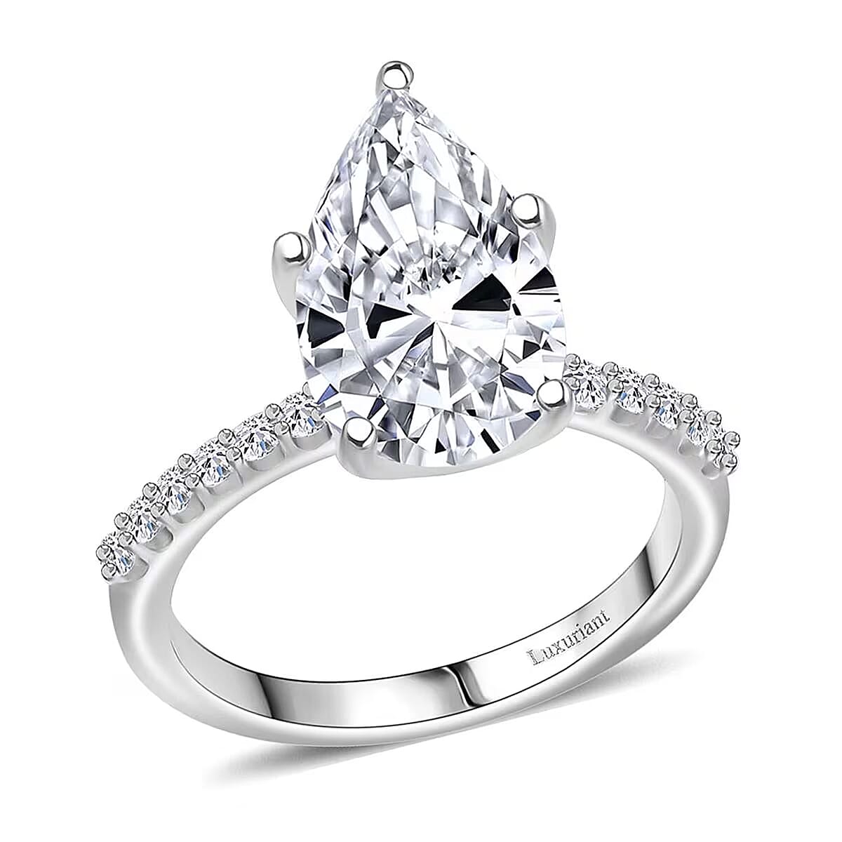 IGI Certified Luxuriant Lab Grown Diamond EF VS 3.00 ctw Ring in 950 Platinum (Size 8.0) 5.38 Grams image number 0