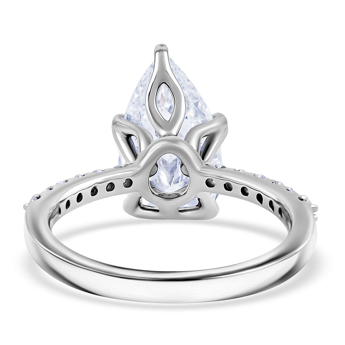 IGI Certified 950 Platinum Luxuriant Lab Grown Diamond (EF-VS) Ring (Size 9.5) (5.38 g) (Del. in 10-15 Days) 3.00 ctw image number 4