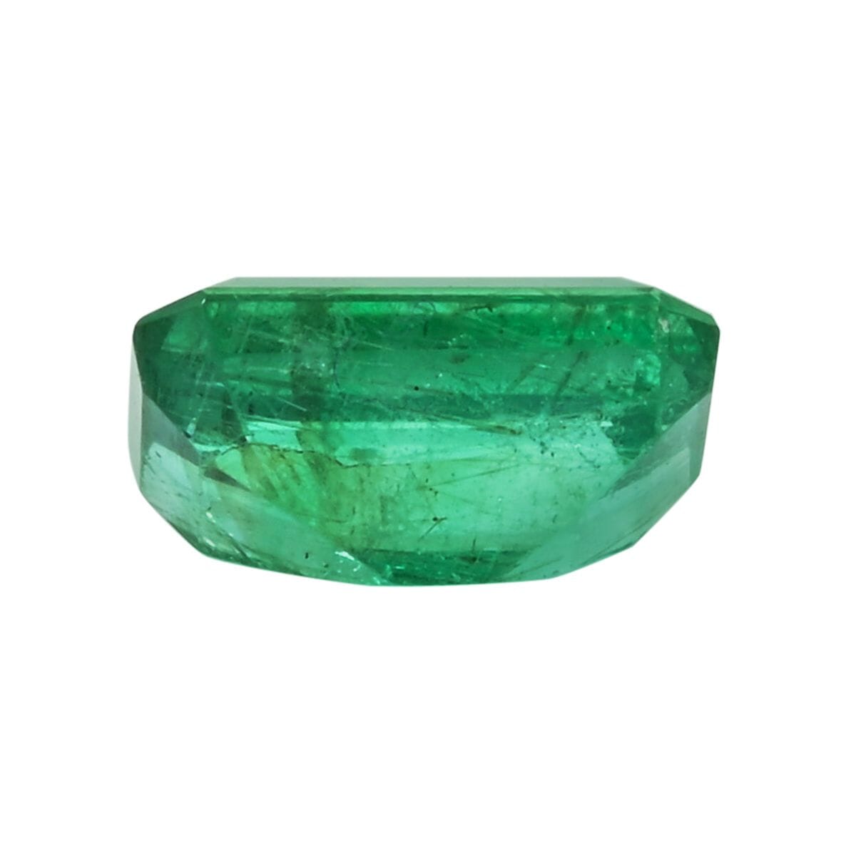 Asscher Cut AAAA Gemfields Emerald (Oct 7x5 mm) 1.00 ctw image number 2