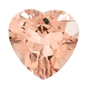 Certified and Appraised AAAA Marropino Morganite (Hrt 15 mm) 10.00 ctw