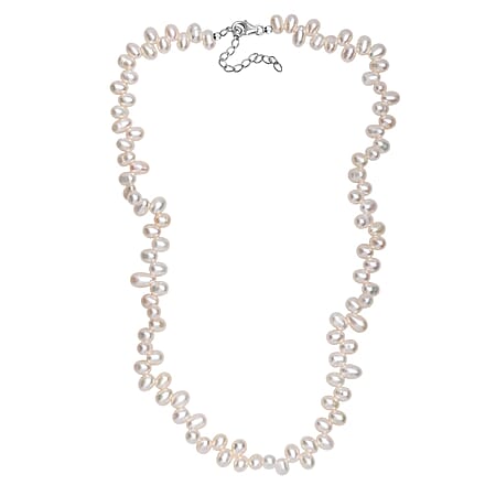 18 / White Fresh Water Pearl / 925 Silver - Product card gallery slide 4 (10178066743609)