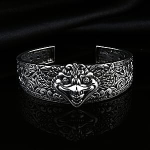  D'Joy Bali Legacy Sterling Silver Garuda Cuff Bracelet (7.25 In) 34.35 Grams