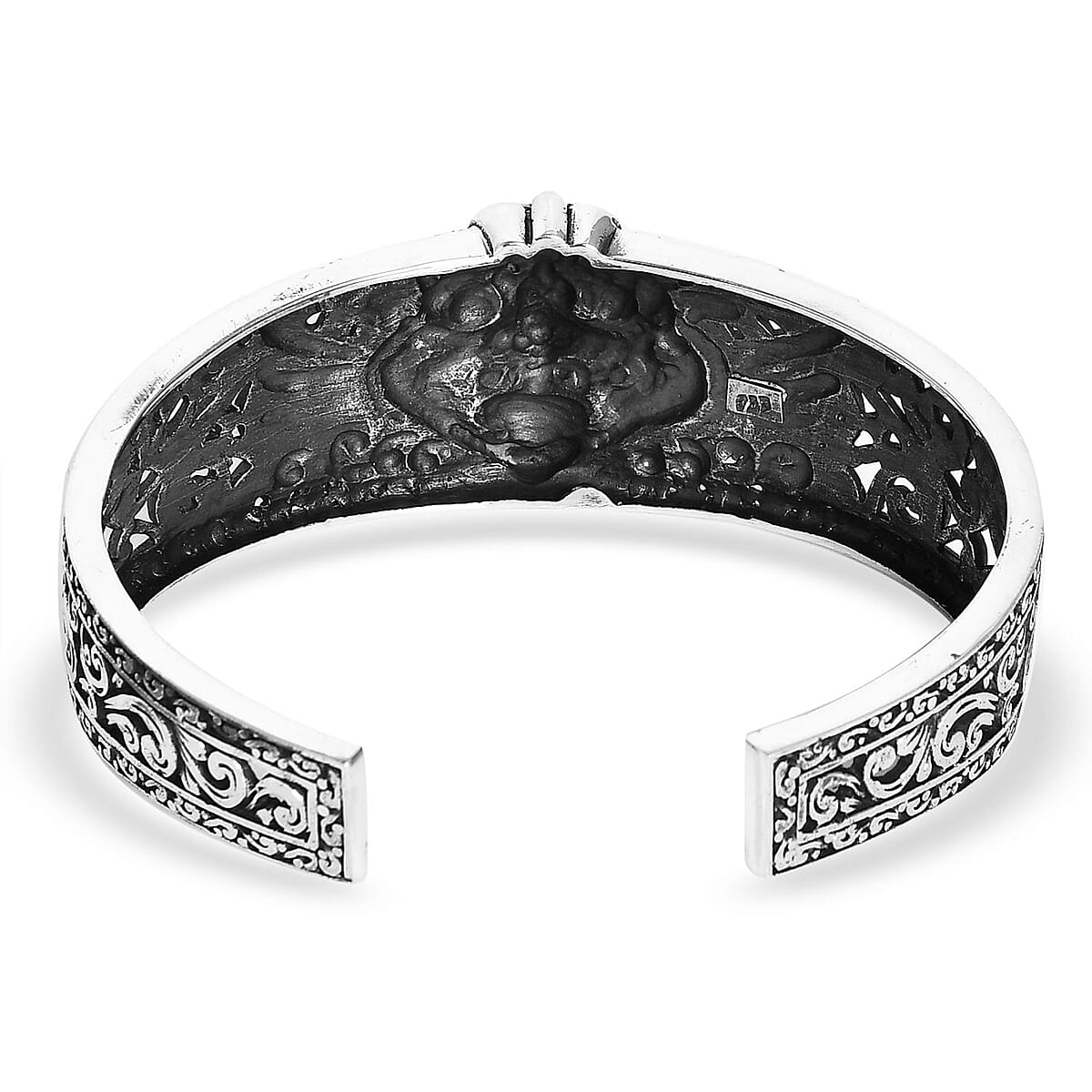  D'Joy Bali Legacy Sterling Silver Garuda Cuff Bracelet (7.25 In) 34.35 Grams image number 5