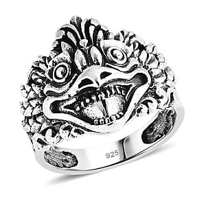 D'Joy Bali Legacy Sterling Silver Garuda Ring (Size 9.0) 5.50 Grams