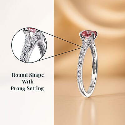Luxuriant Lab Grown Pink Diamond (VS), Lab Grown Diamond Dawn Rose Ring in 950 Platinum 1.50 ctw (Size 10.0)