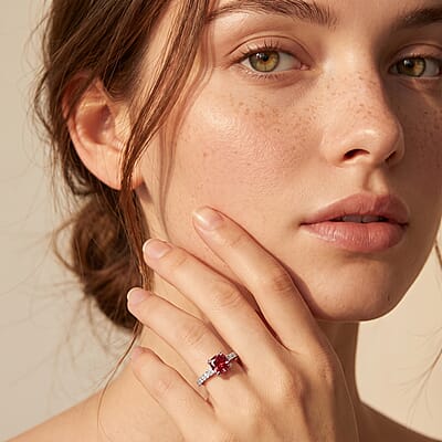Luxuriant Lab Grown Pink Diamond (VS), Lab Grown Diamond Dawn Rose Ring in 950 Platinum 1.50 ctw (Size 12.0)