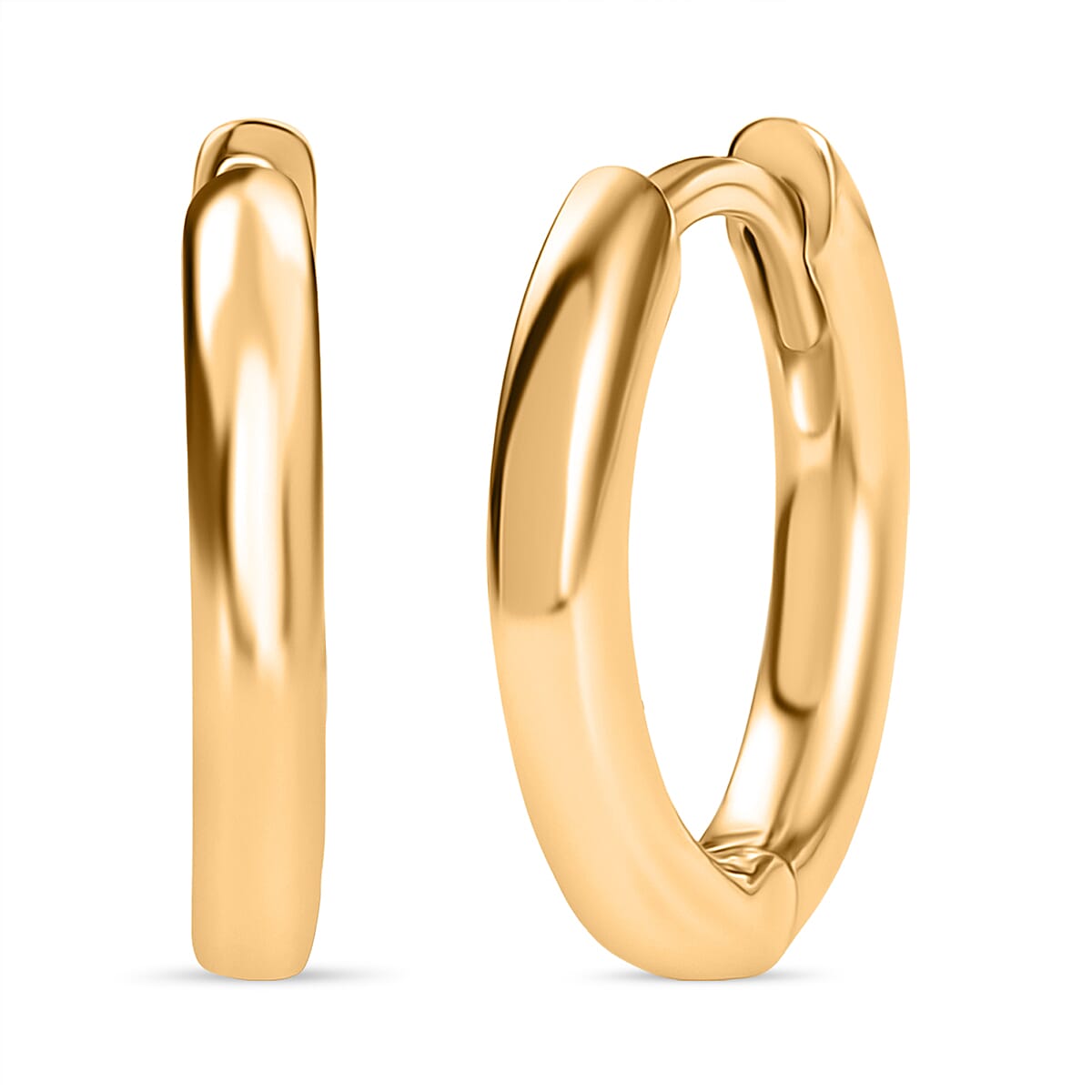 Rachel Galley D'Joy Hoop Earrings in 18K Vermeil Yellow Gold Over Sterling Silver 1.05 Grams