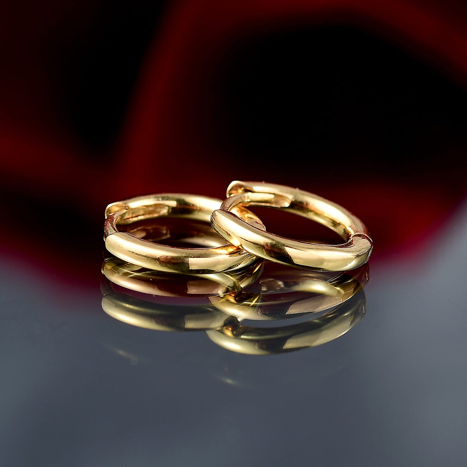 Rachel Galley D'Joy Hoop Earrings in 18K Vermeil Yellow Gold Over Sterling Silver 1.05 Grams