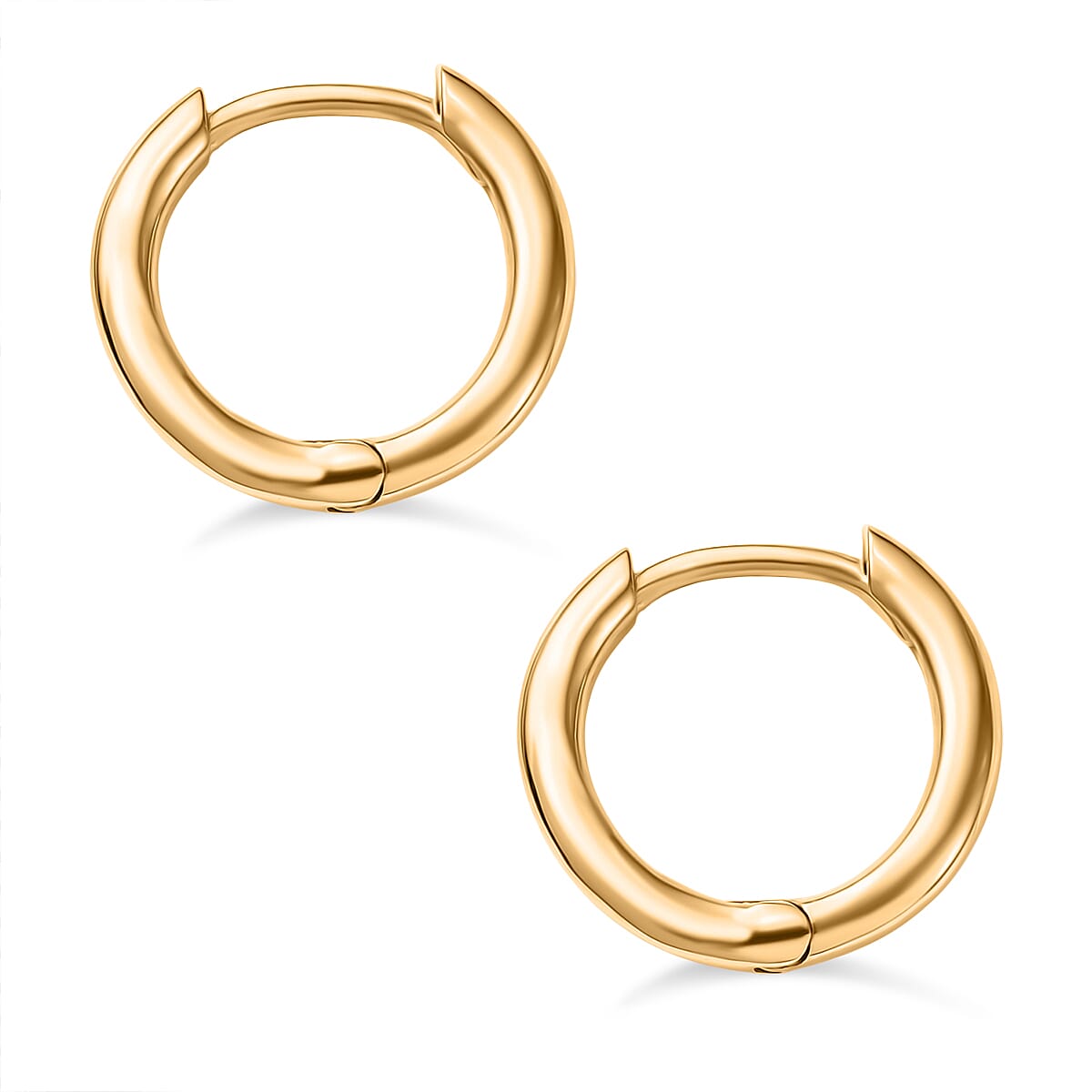 Rachel Galley D'Joy Hoop Earrings in 18K Vermeil Yellow Gold Over Sterling Silver 1.05 Grams