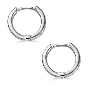Rachel Galley in Rhodium OverSterling Silver Full Hoop Earring