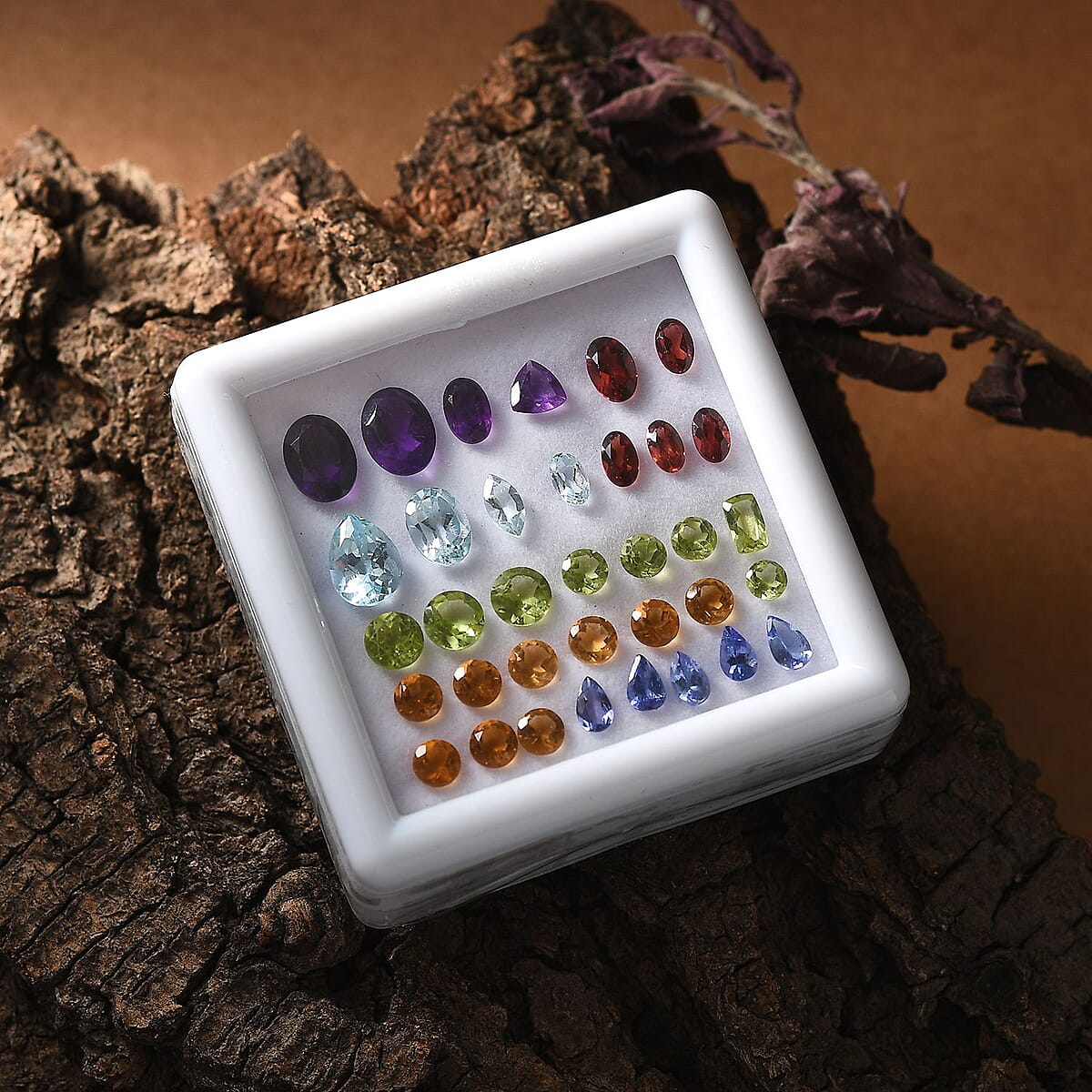 Multi Gemstone Assorted Box (Mix Mix Shape) 15.00 ctw Loose Gemstone image number 1