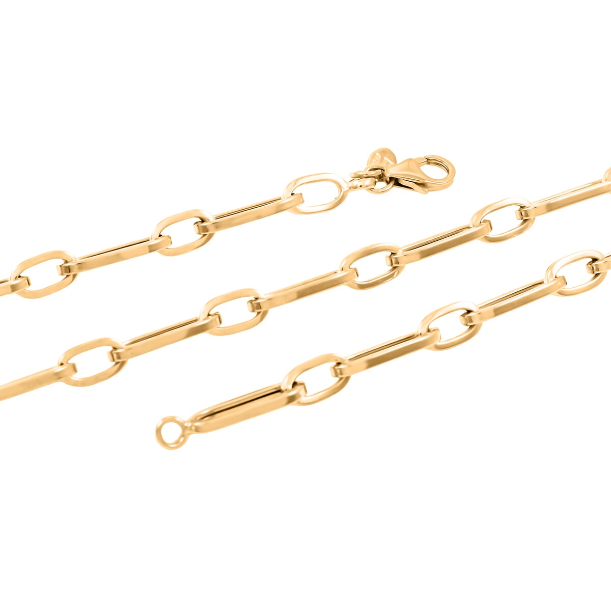 5mm Paperclip Chain Necklace in 14K Yellow Gold 11 Grams 24 Inches image number 1