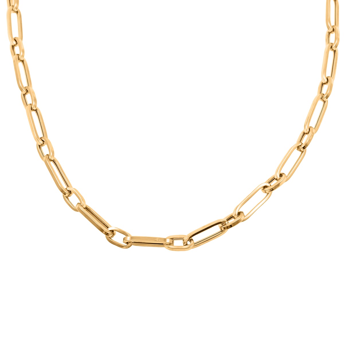 5mm Paperclip Chain Necklace in 14K Yellow Gold 11 Grams 24 Inches image number 2