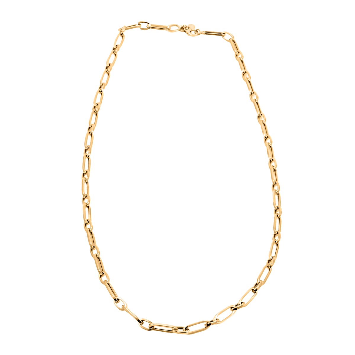 5mm Paperclip Chain Necklace in 14K Yellow Gold 11 Grams 24 Inches image number 3