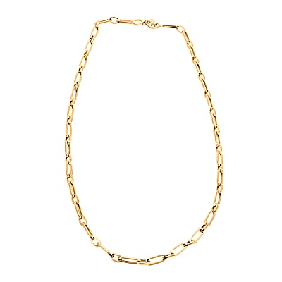 5mm Paperclip Chain Necklace in 14K Yellow Gold 11 Grams 24 Inches