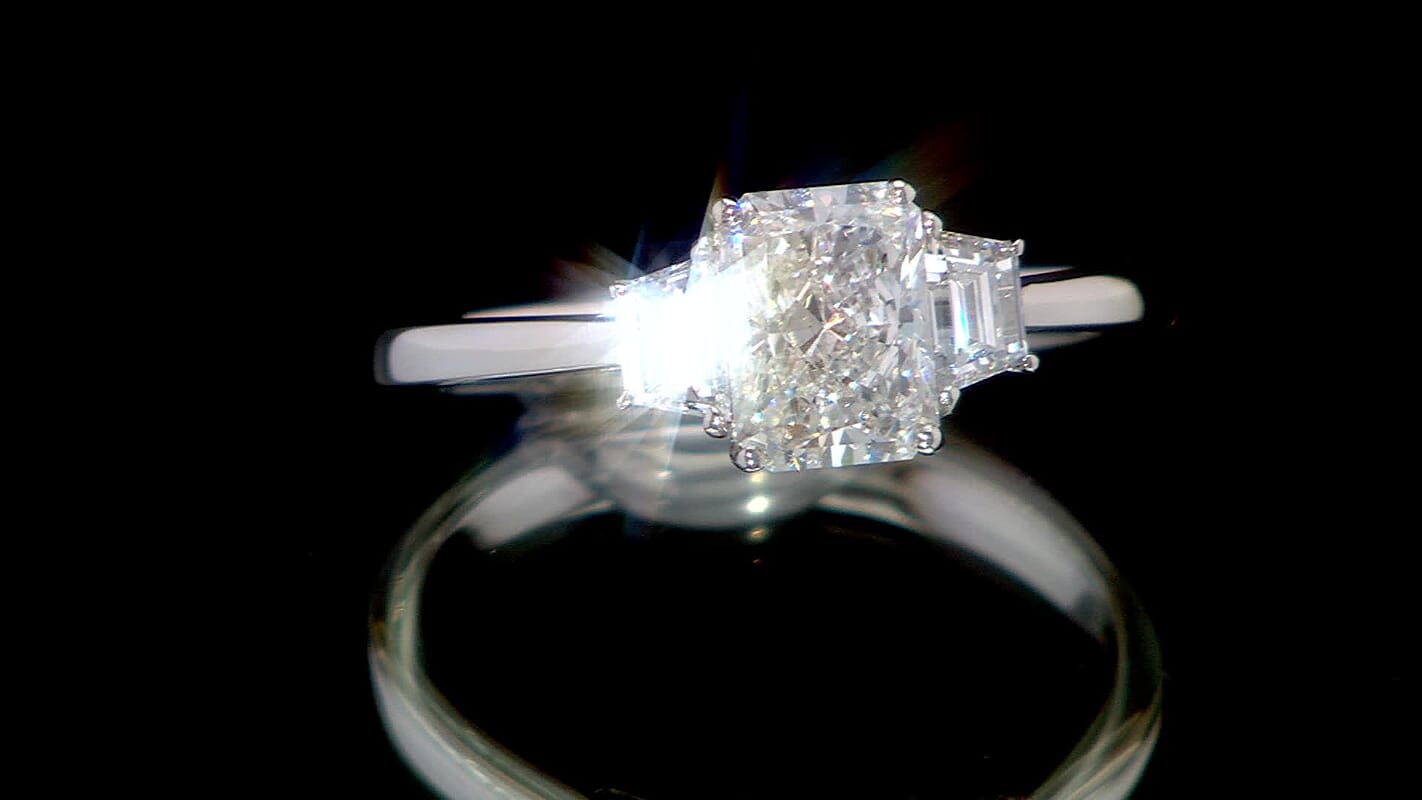 950 Platinum Luxuriant Lab Grown Diamond (EF-VS) Ring (Size 10.0) (5.10 g) 2.25 ctw