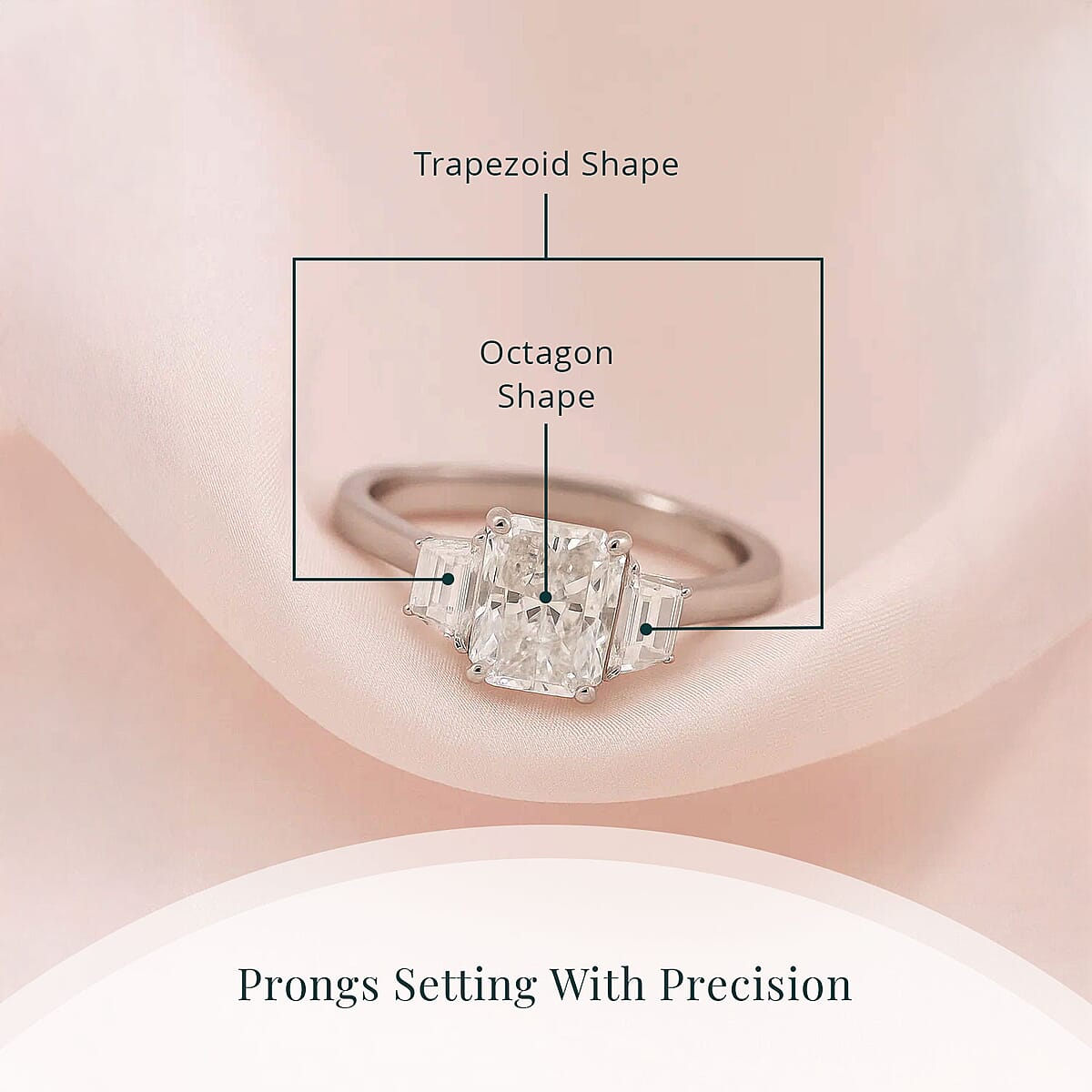 Luxuriant Lab Grown Diamond EF-VS 2.25 ctw Ring in 950 Platinum (Size 9.0) 5.10 Grams image number 4