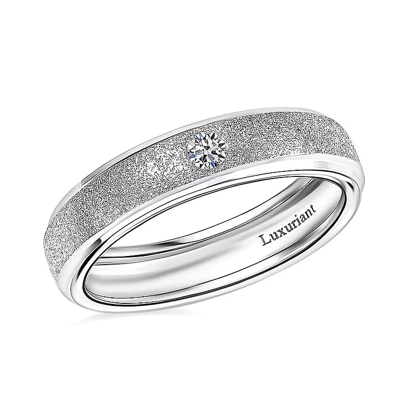 Luxuriant Lab Grown Diamond VS 0.10 ctw Band Ring in 950 Platinum (Size 10.0) 4 Grams Del. in 10-12 Days)