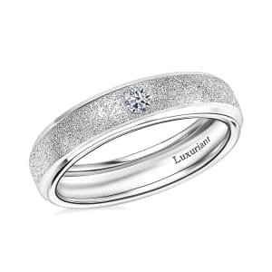 Luxuriant Lab Grown Diamond VS 0.10 ctw Band Ring in 950 Platinum (Size 6.0) 4 Grams Del. in 10-12 Days)