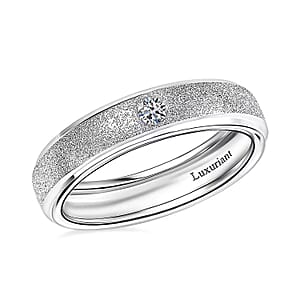 Luxuriant Lab Grown Diamond VS 0.10 ctw Band Ring in 950 Platinum (Size 9.0) 4 Grams Del. in 10-12 Days)