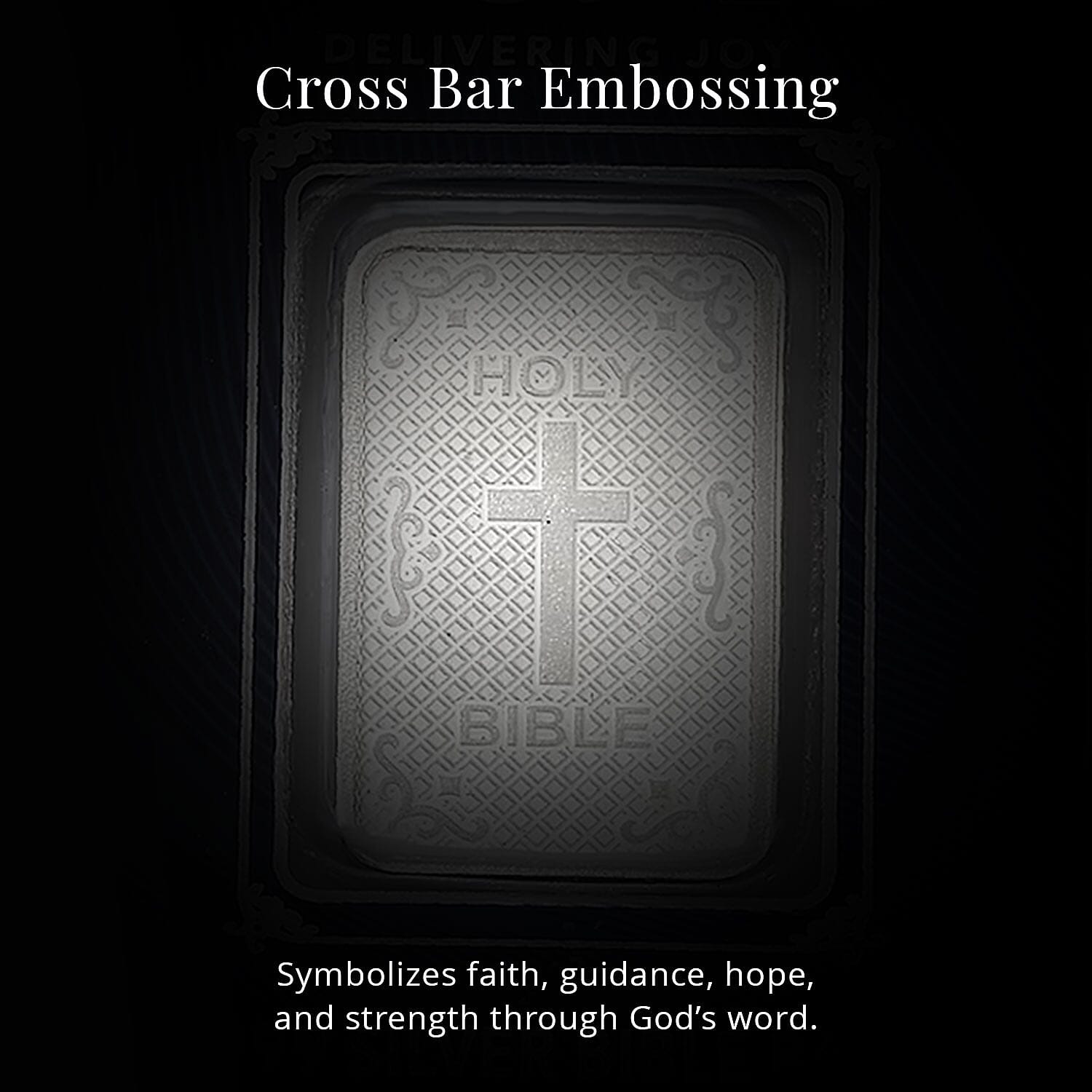 999.9 Fine Silver Line of Faith Bible Bar 10 Grams
