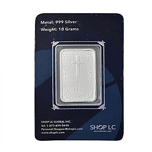999.9 Fine Silver Line of Faith Bible Bar (10 g) (Del. in 10-12 Days)