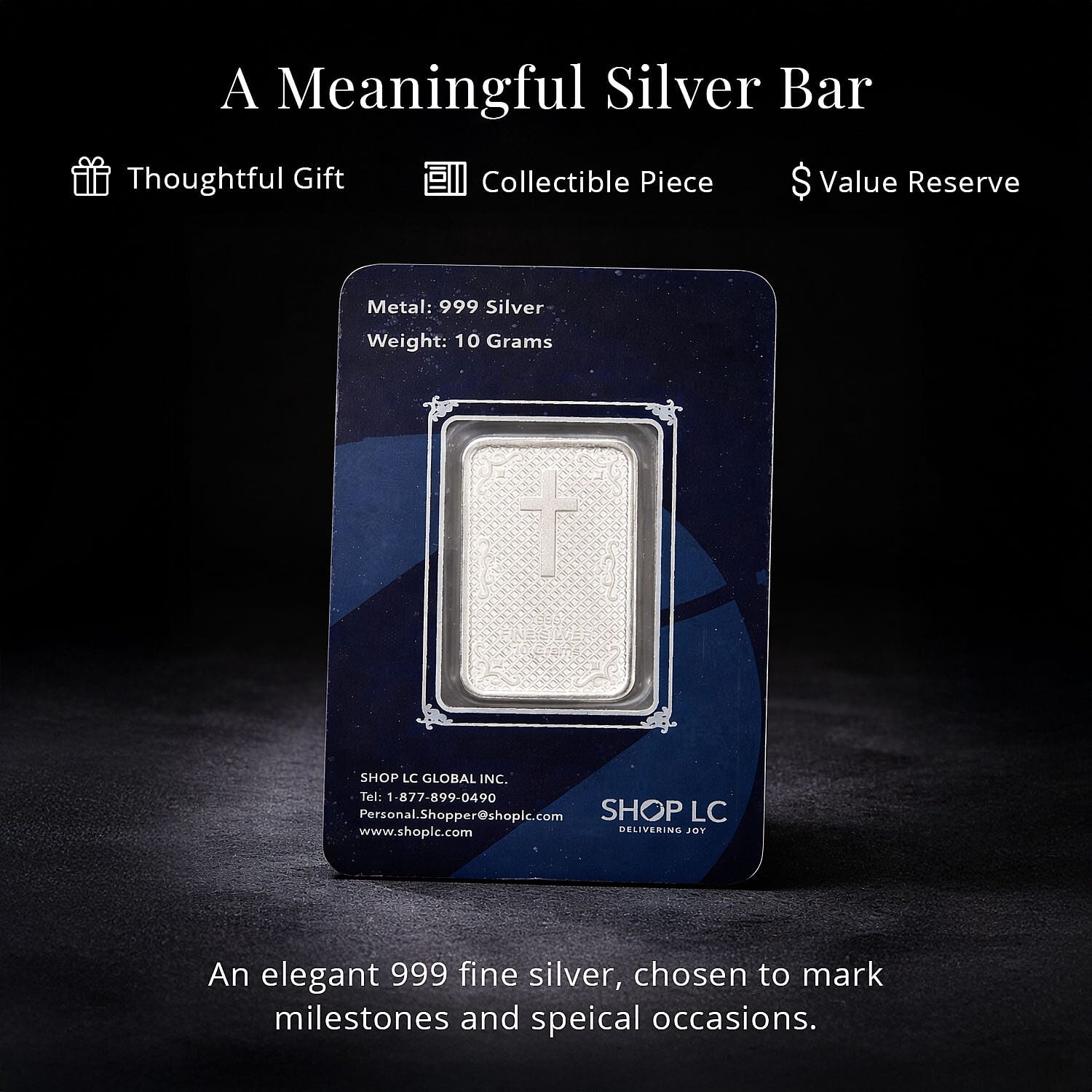 999.9 Fine Silver Line of Faith Bible Bar 10 Grams