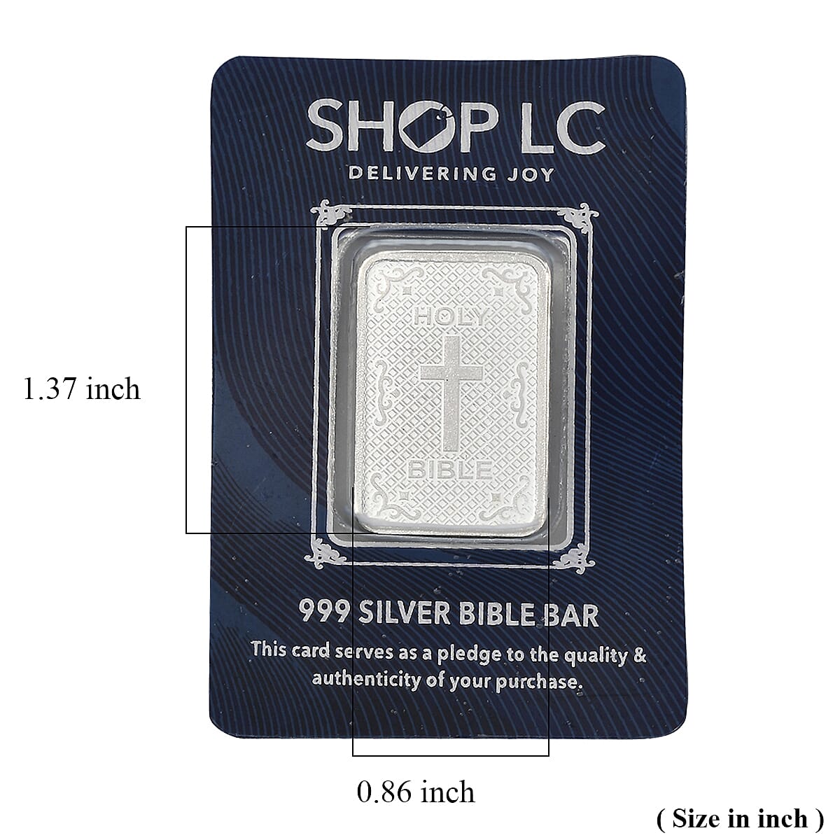 999.9 Fine Silver Line of Faith Bible Bar (10 g) (Del. in 10-12 Days) image number 4